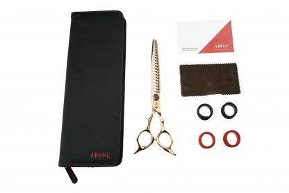 Above Pet Grooming Flipper 19T Rose Gold Shears – 7.5