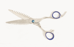 FISHBONE RAZOR SHEARS